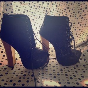 Witchy Glitter Booties